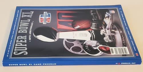 NFL Super Bowl XL (40-2006) Program NEW. Pittsburgh Steelers v Seattle - Thumbnail 4