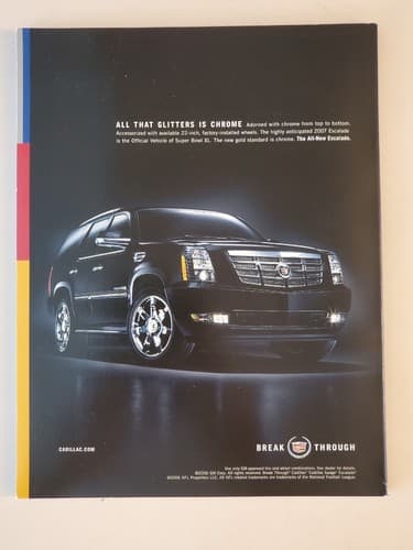 NFL Super Bowl XL (40-2006) Program NEW. Pittsburgh Steelers v Seattle - Thumbnail 2