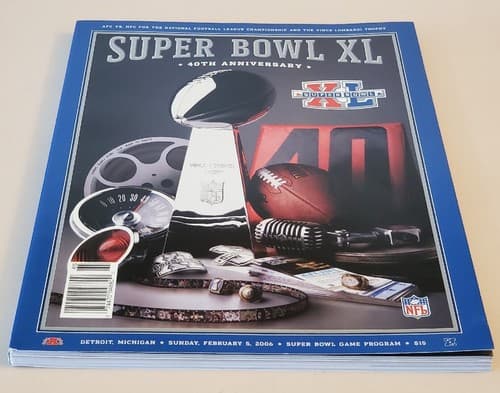NFL Super Bowl XL (40-2006) Program NEW. Pittsburgh Steelers v Seattle - Thumbnail 8