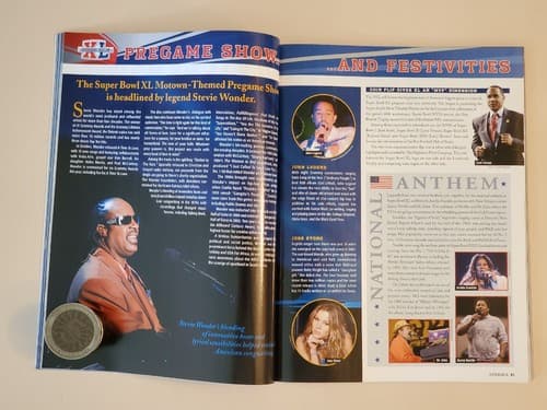 NFL Super Bowl XL (40-2006) Program NEW. Pittsburgh Steelers v Seattle - Thumbnail 9