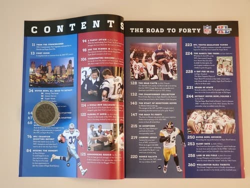 NFL Super Bowl XL (40-2006) Program NEW. Pittsburgh Steelers v Seattle - Thumbnail 10