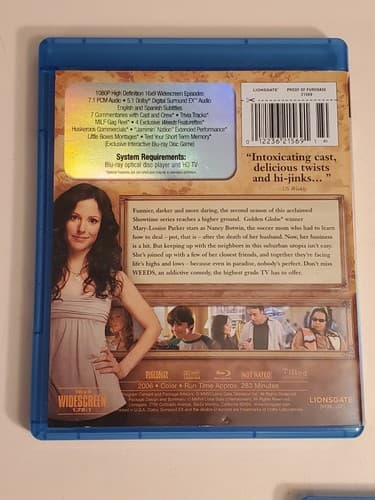 BLURAY TV - WEEDS Seasons 2, 3, 4 (2006-8) Six Discs / 1,033 min. Tested works - Thumbnail 5