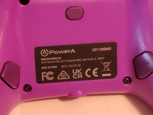 POWERA 1521747-02 Enhanced Wired Controller for XBOX, Royal Purple. Microsoft - Thumbnail 10