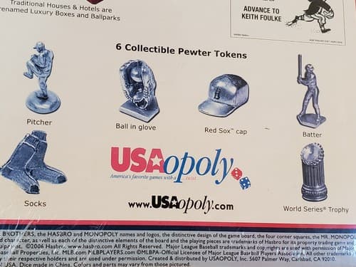 2006 BOSTON RED SOX Monopoly Board Game. NEW SEALED Package. WS Collectors Edit - Thumbnail 8