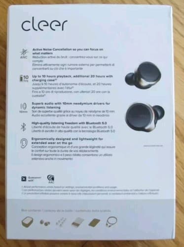 CLEER AUDIO Ally Plus True Wireless Earbuds Headphones, RARE WHITE. Noise Cancel - Thumbnail 8