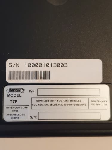 HYPERCOM T7Plus Information and Transaction Platform. Credit Card Terminal POS - Thumbnail 11