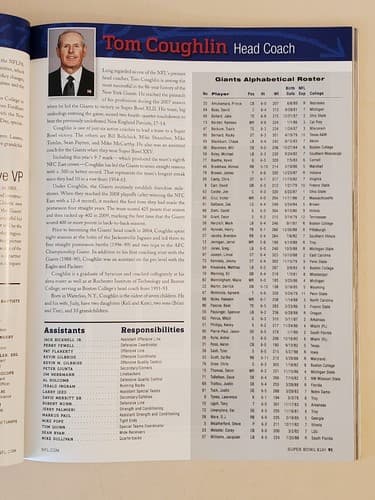 NFL Super Bowl XLVI (46-2012) Program NEW New York Giants v NE Patriots - Thumbnail 9