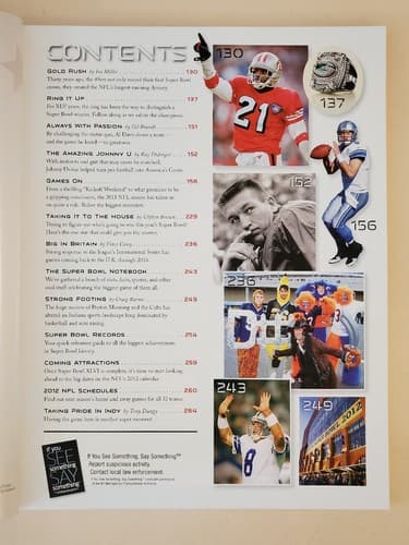 NFL Super Bowl XLVI (46-2012) Program NEW New York Giants v NE Patriots - Thumbnail 6