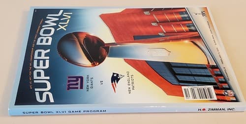 NFL Super Bowl XLVI (46-2012) Program NEW New York Giants v NE Patriots - Thumbnail 4