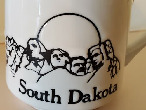 Mount Rushmore South Dakota coffee mug cup glass ceramic lot of 3. Exc cond - Thumbnail 11