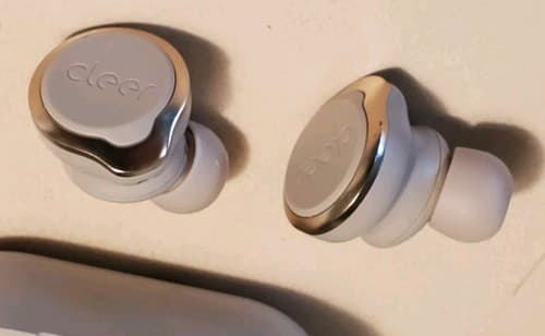 CLEER AUDIO Ally Plus True Wireless Earbuds Headphones, RARE WHITE. Noise Cancel - Thumbnail 3