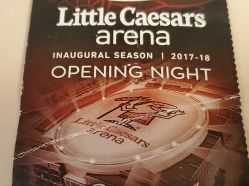 2017 NHL Detroit Red Wings Ticket Stub. OCT 5 2017 v Phoenix Coyotes. LCA Opener - Thumbnail 4
