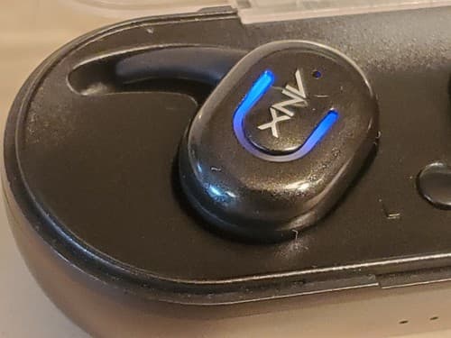 ANX Audio AX50 Sync True Wireless Earbuds With Charging Case, NEW Black - Thumbnail 2