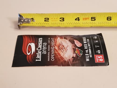 2017 NHL Detroit Red Wings Ticket Stub. OCT 5 2017 v Phoenix Coyotes. LCA Opener - Thumbnail 9