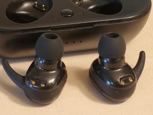 ANX Audio AX50 Sync True Wireless Earbuds With Charging Case, NEW Black - Thumbnail 4