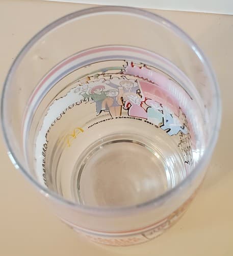 McDonald's McVote Quarter Pounder with Cheese drinking glass. Rare 1986 election - Thumbnail 10