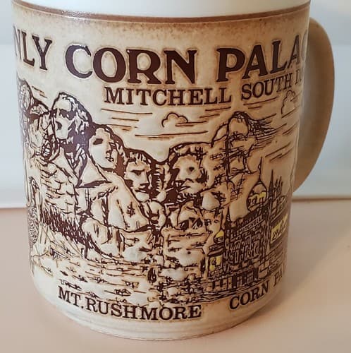 Mount Rushmore South Dakota coffee mug cup glass ceramic lot of 3. Exc cond - Thumbnail 6