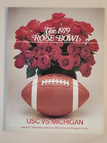1977 1979 NCAA ROSE BOWL Official Program LOT OF 2 Univ of SoCal USC v UMichigan - Thumbnail 7