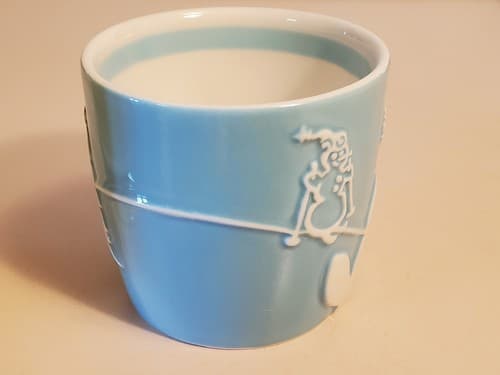 8oz. COFFEE MUG LOT OF 2. STARBUCKS Blue Winter 2007 Mug & Japan 8oz. Yellow Mug - Thumbnail 11