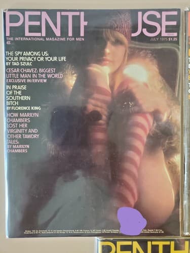 PENTHOUSE Magazine LOT OF 3. 1975 Jul Aug Sep. Collectible issues. Protective - Thumbnail 4