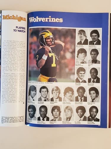 1977 1979 NCAA ROSE BOWL Official Program LOT OF 2 Univ of SoCal USC v UMichigan - Thumbnail 11