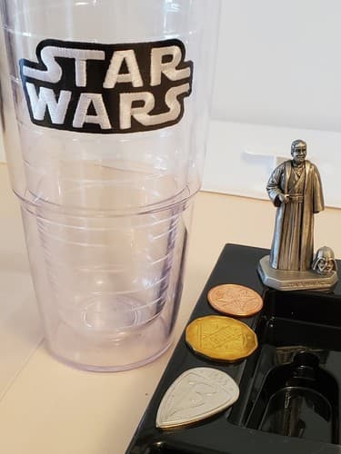 STAR WARS LOT OF 5. a.Anakin Skywalker 1997 Rawcliffe Pewter + Star Wars TERVIS - Image 1