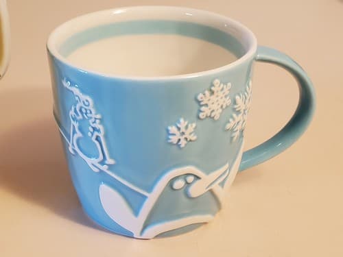 8oz. COFFEE MUG LOT OF 2. STARBUCKS Blue Winter 2007 Mug & Japan 8oz. Yellow Mug - Thumbnail 12