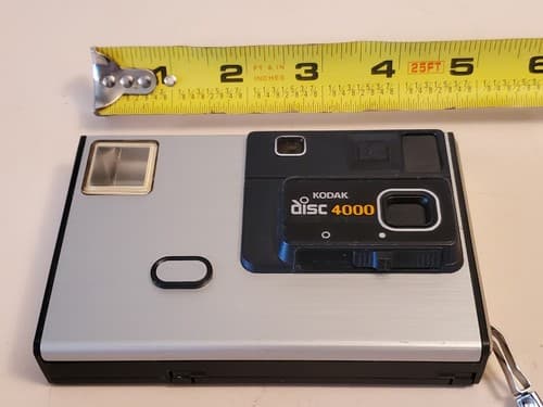 Vintage 1983 Kodak Disc 4000 Camera by EASTMAN KODAK COMPANY with strap - Thumbnail 3