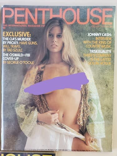 PENTHOUSE Magazine LOT OF 3. 1975 Jul Aug Sep. Collectible issues. Protective - Thumbnail 6