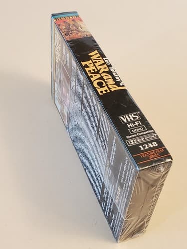 VHS MOVIE - Leo Tolstoy's WAR AND PEACE (1968) Kultur #1248. 6 hrs. NEW SEALED - Thumbnail 5