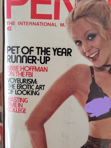 PENTHOUSE Magazine LOT OF 2. 1977 Jun Oct. Collectible issues Protective plastic - Thumbnail 9