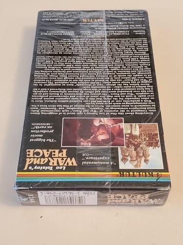 VHS MOVIE - Leo Tolstoy's WAR AND PEACE (1968) Kultur #1248. 6 hrs. NEW SEALED - Thumbnail 4