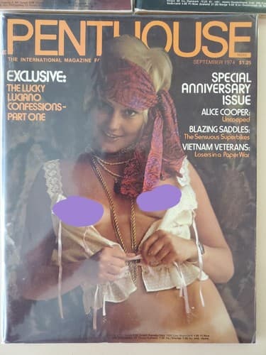 PENTHOUSE Magazine LOT OF 3. 1974 Apr Jun Sep. Collectible issues. Protective - Thumbnail 8