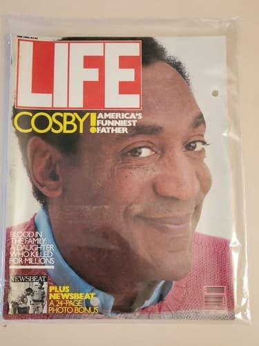 LIFE MAGAZINE June 1985. Bill Cosby cover. Newsbeat 24-pages of photos. - Image 1