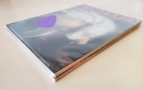 PENTHOUSE Magazine LOT OF 2. 1975 Feb Mar. Collectible issues Protective plastic - Thumbnail 3