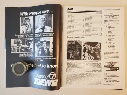 1979 NFL PRO Program Aug 3 79 Dolphins Ed. Don Shula cover New Orleans @ Miami - Thumbnail 5