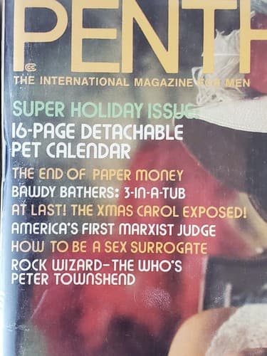 PENTHOUSE Magazine LOT OF 2. 1974 Nov Dec. Collectible issues Protective plastic - Thumbnail 7