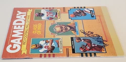 1983 NFL GameDay Program Vol XIV-1 HOF'83 BOBBY MITCHELL signature Wash Clevelan - Thumbnail 7