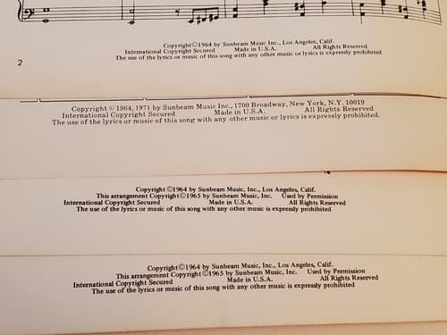 Vintage 1950s 60s SHEET MUSIC LOT OF 10. SOUND OF MUSIC Bundle 2 books & 8 songs - Thumbnail 6