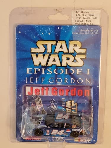 NASCAR ACTION SPORTS 1999 Car Star Wars Jeff Gordon. Ltd Ed. NEW SEALED - Image 1