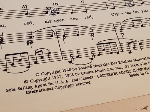 Vintage 1950s 60s SHEET MUSIC LOT OF 10. SOUND OF MUSIC Bundle 2 books & 8 songs - Thumbnail 12