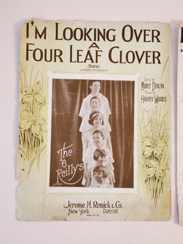 Antique 1920s 30s SHEET MUSIC LOT OF 11. Bundle includes 2 books & 9 Songs. Nice - Thumbnail 7