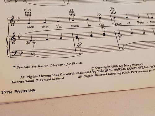 Vintage 1950s 60s SHEET MUSIC LOT OF 10. SOUND OF MUSIC Bundle 2 books & 8 songs - Thumbnail 10