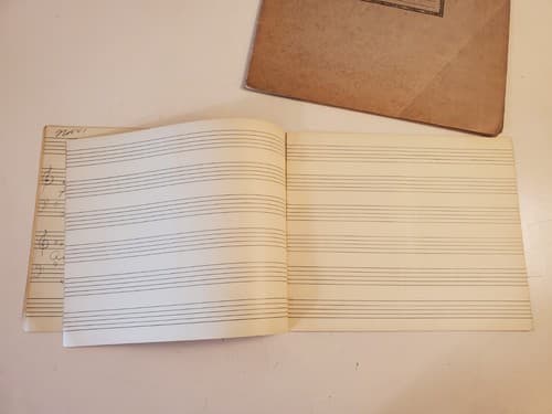 Vtg MUSIC BOOK LOT OF 9. Bundle includes 3 music writing, 5 Spinet Organ + - Thumbnail 6