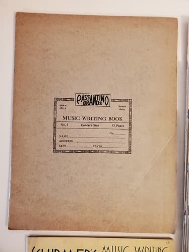 Vtg MUSIC BOOK LOT OF 9. Bundle includes 3 music writing, 5 Spinet Organ + - Thumbnail 3