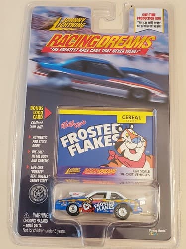 JOHNNY LIGHTNING Racing Dreams car 1999 Frosted Flakes. 153-02. NEW SEALED Pack - Image 1