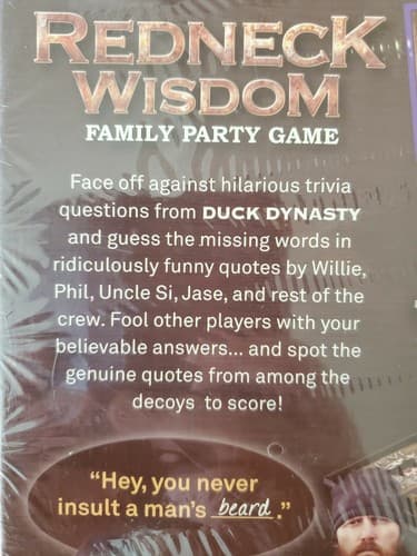 Cardinal Games - Duck Dynasty Redneck Wisdom Board Game. Family game, 10+ years. - Thumbnail 4