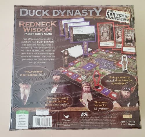 Cardinal Games - Duck Dynasty Redneck Wisdom Board Game. Family game, 10+ years. - Thumbnail 2