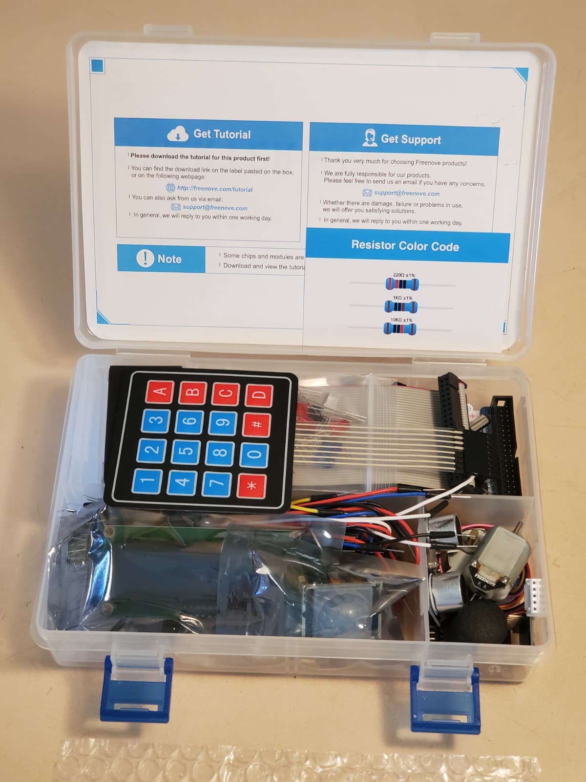 FREENOVE Ultimate Starter Kit for Raspberry Pi FNK0020. Deaeon GmbH NEW Open Box - Thumbnail 4