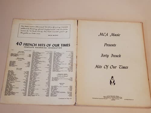 Vtg Sheet Music Book LOT OF 3 Fireside Famous American Songs-40 French-Gold Plat - Thumbnail 10
